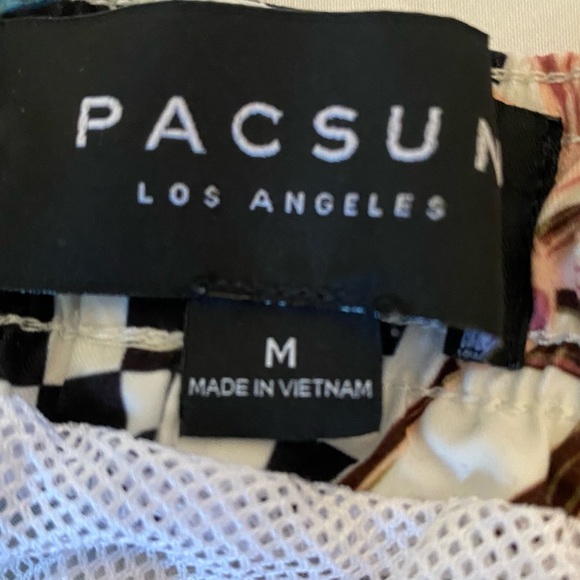Men's PacSun Short Style Printed Swim Trunks Size Medium - Picture 4 of 4